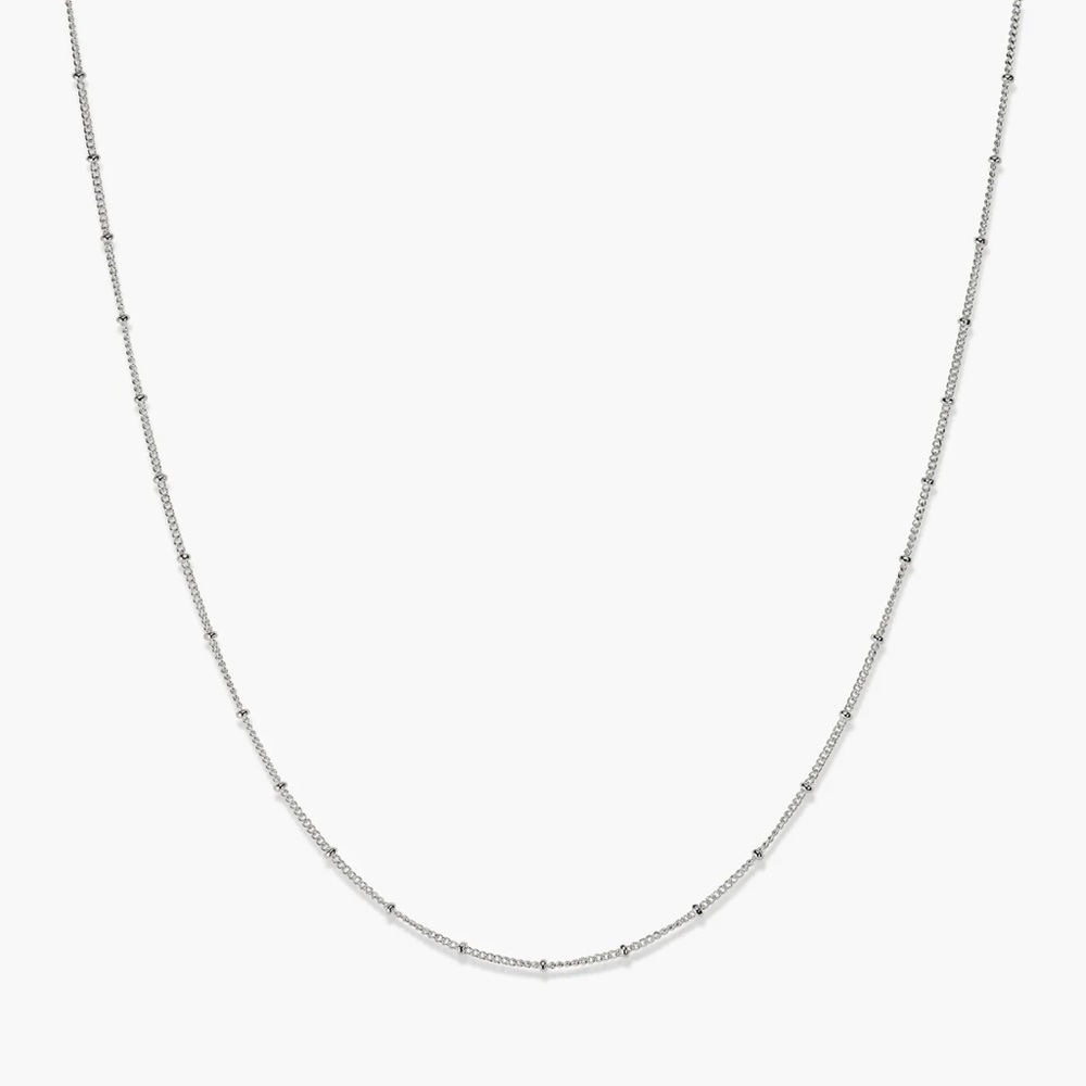 Mejuri Sterling Silver Spheres Necklace